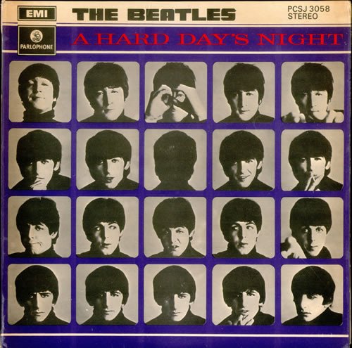 Hard day's night album cover